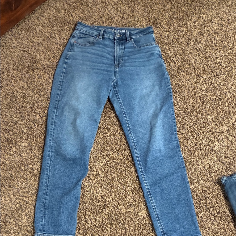 American Eagle Outfitters Straight Leg Blue Jeans